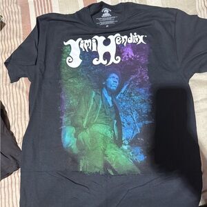 Jimi Hendrix Black Graphic T-Shirt